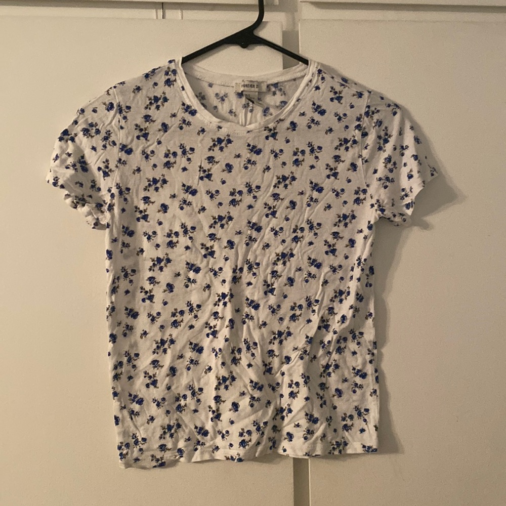 blue rose tshirt
